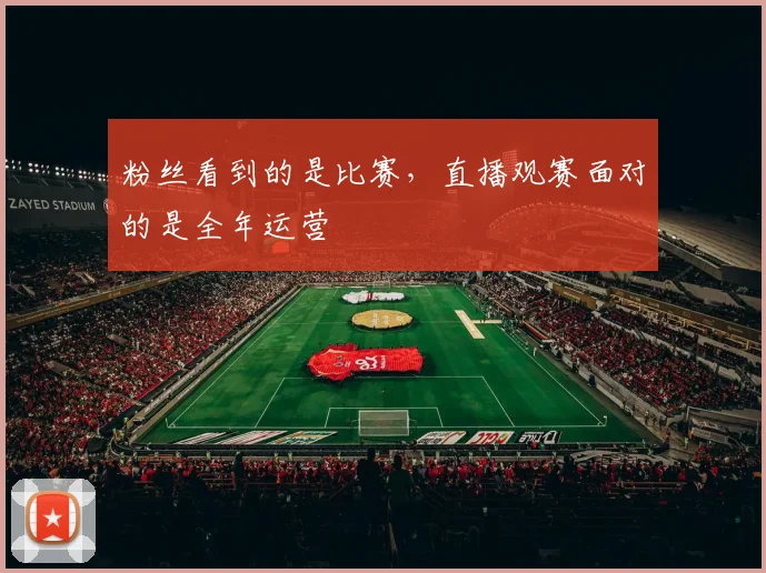 粉丝看到的是比赛，直播观赛面对的是全年运营